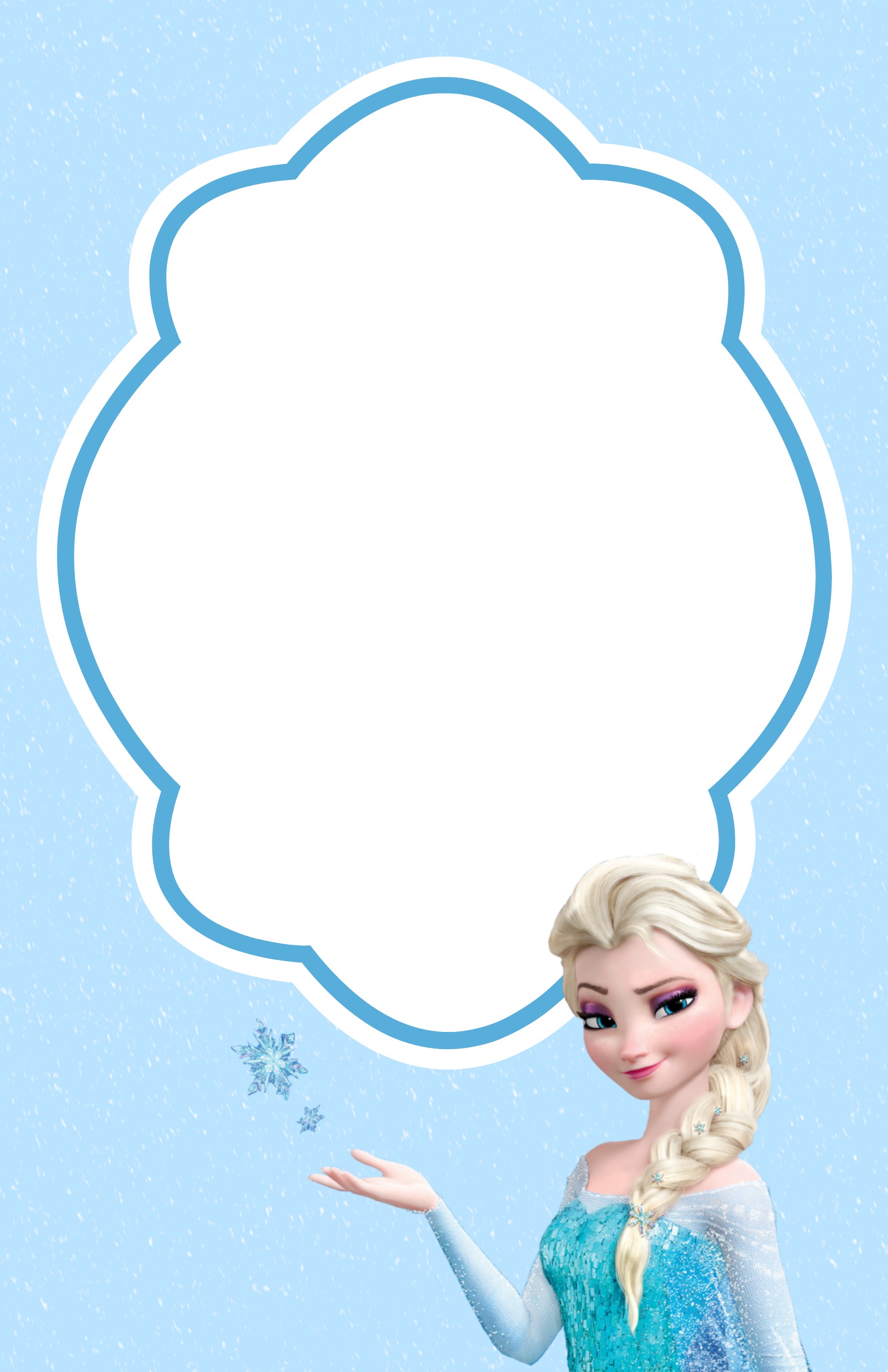 blank birthday cards frozen